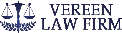 A blue and black logo for the law firm of silver law.